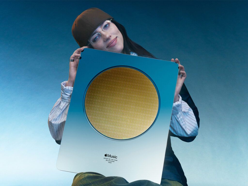 Billie Eilish - Artista do ano de 2024 da Apple Music