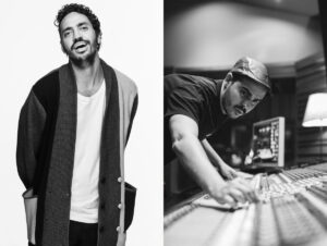 Bruno Gari, diretor criativo do MIHN, e Rico Manzano, sócio-fundador da Central Music, desenvolvedores do Biosample