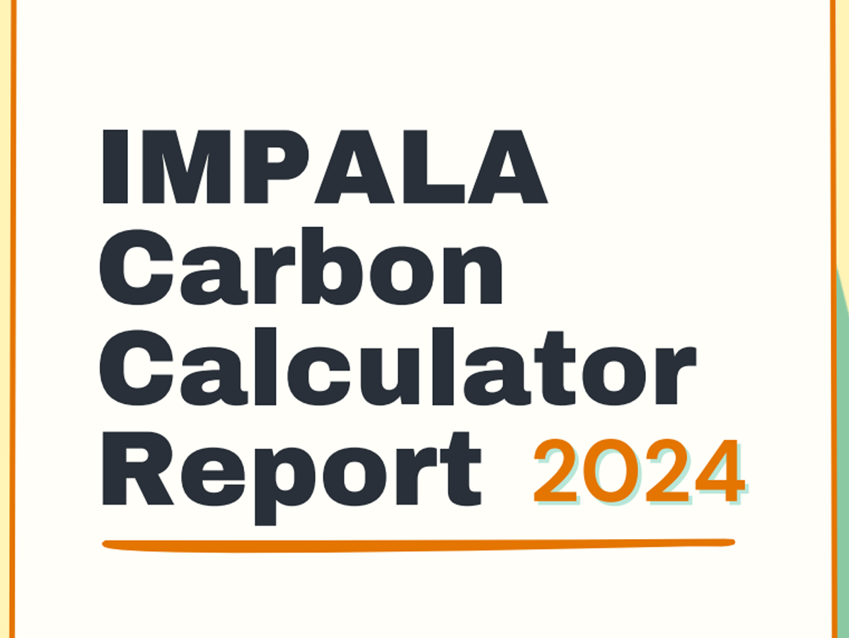 Impala Carbon Calculator Report 2024 - relatório calcula emissões de carbono das gravadoras independentes