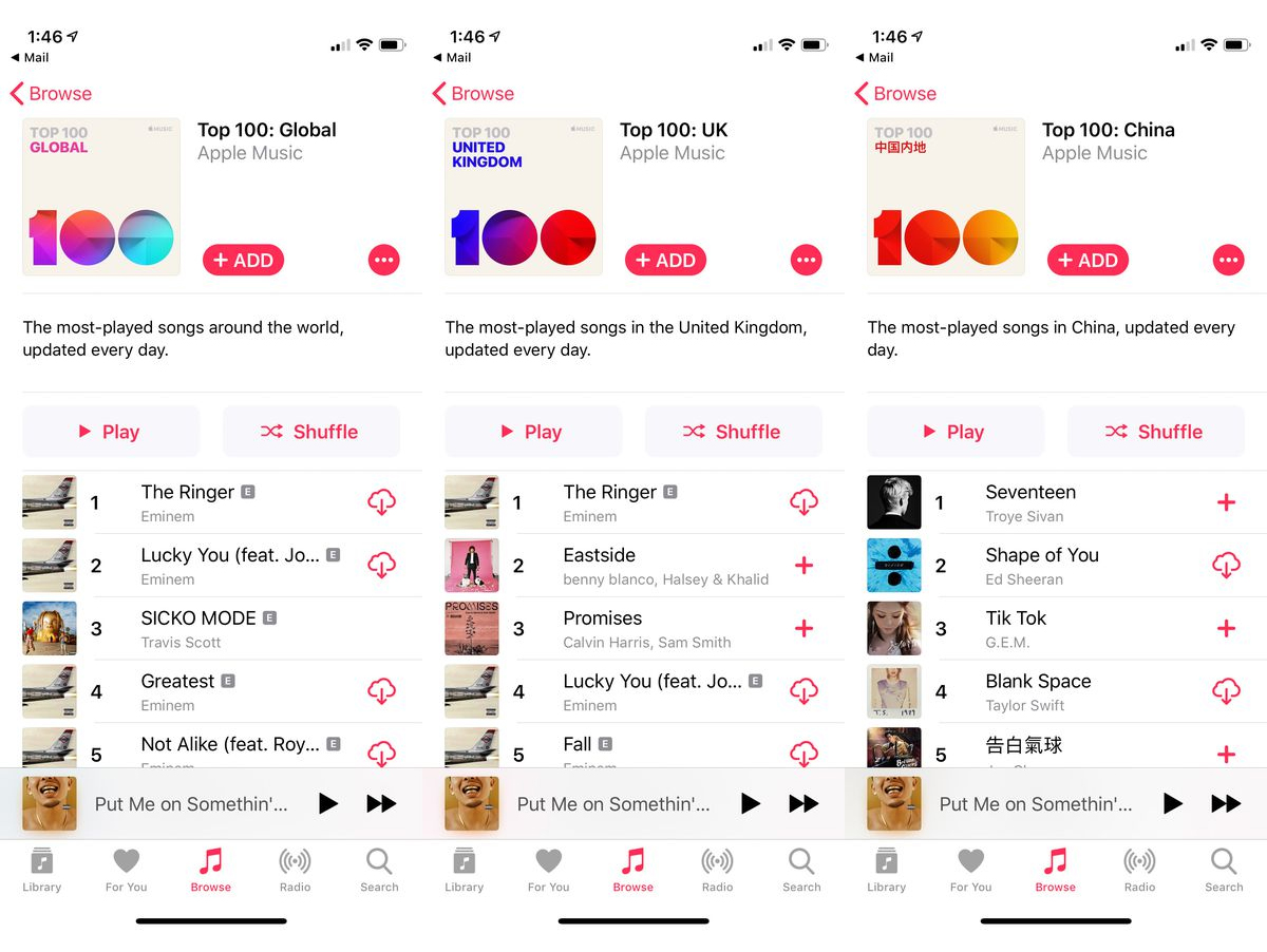 Apple Music e seus charts de 100 músicas mais tocadas - dados apontam menos de 1% de fraude no streaming