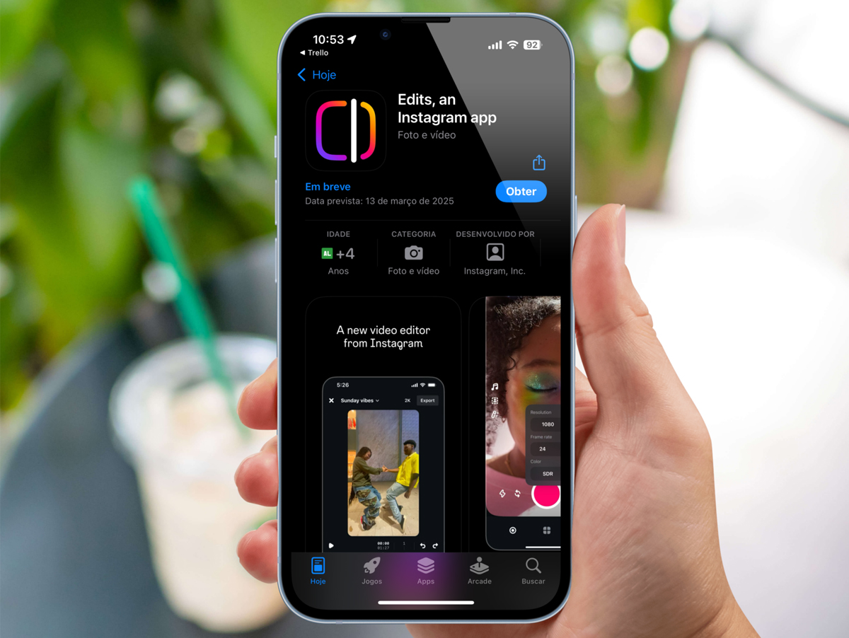 Edits é o novo app do Instagram
