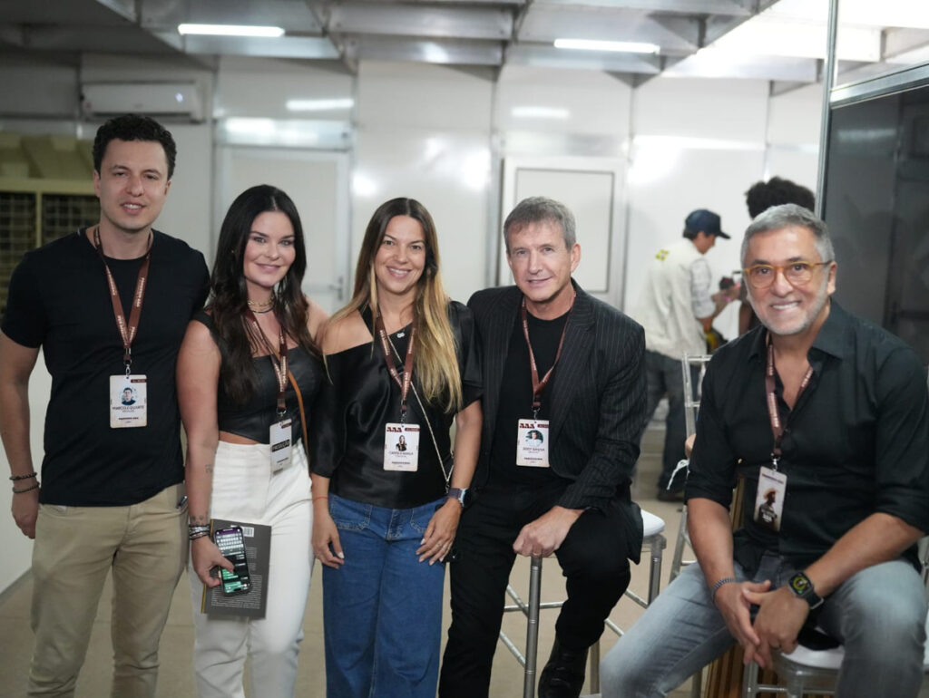 Marcelo Duarte, Mariana Madjarof, Camila Bahia, Dody Sirena e Celso Giunti