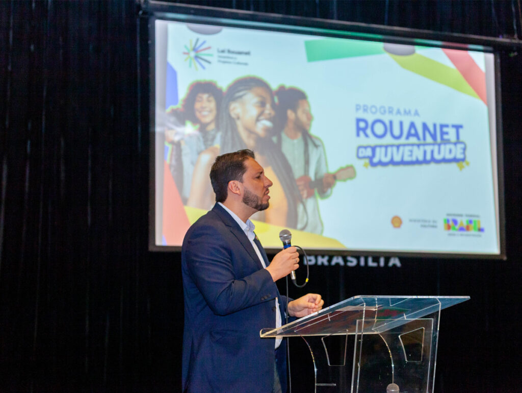 Márcio Tavares na apresentação do Programa Rouanet da Juventude no Clube do Choro (Crédito: Ascom MinC)