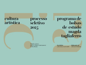 Cultura artística abre processo seletivo para Bolsas de Estudo Magda Tagliaferro