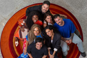 Equipe Globo para cobertura do Lollapalooza Brasil 2025 (Crédito: Daniela Toviansky)
