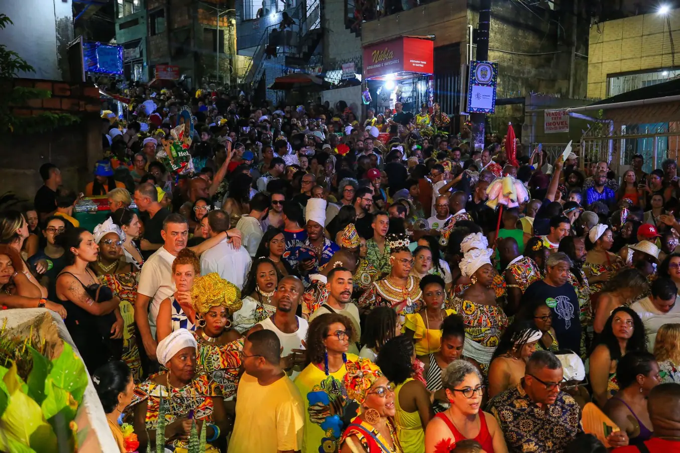 Ilê Aiyê na ladeira do Curuzu. Foto: Feijão Almeida