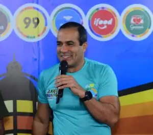 Bruno Reis em coletiva de imprensa realizada no Campo Grande. Fotos: Valter Pontes/ Secom PMS