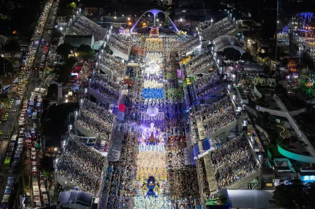 Desfile da Portela na Sapucaí — Foto: Fernando Maia/Riotur

