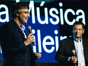 André Esteves, Chairman do BTG Pactual, e Zé Maurício Machline, idealizador do Prêmio - Crédito Patrícia Devoraes