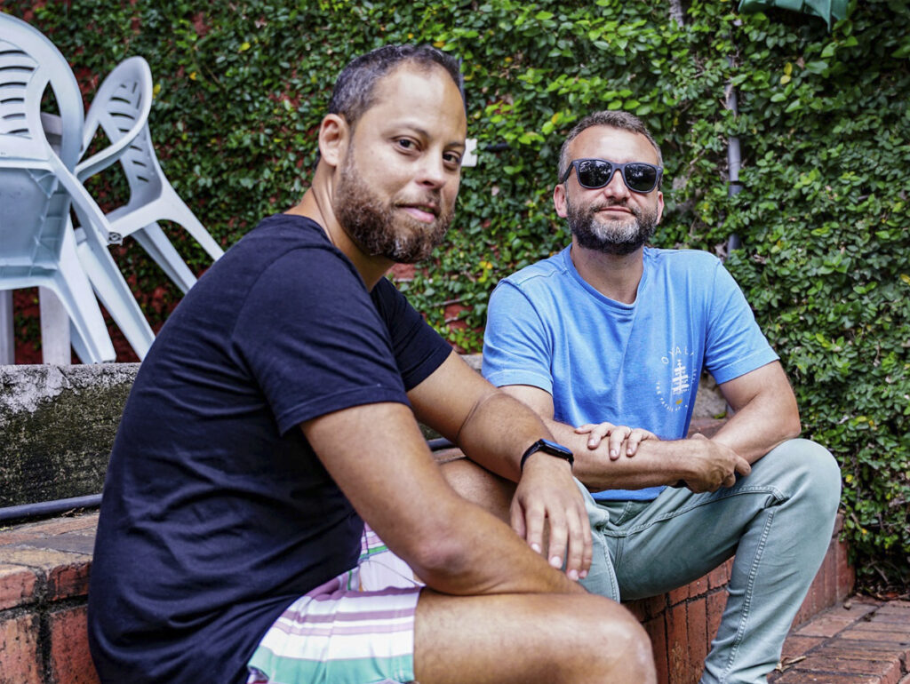 André Izidro e Odilon Borges, sócios da Atabaque 2