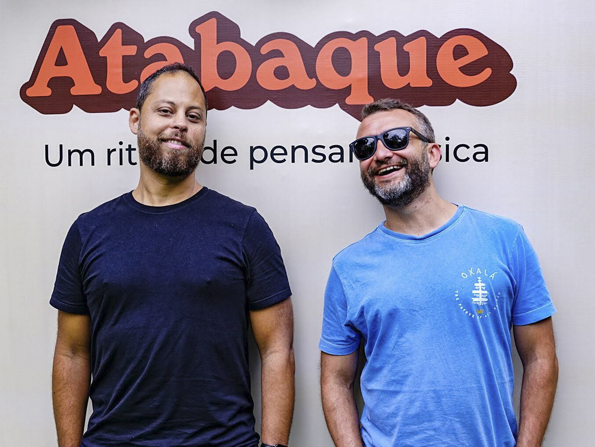 André Izidro e Odilon Borges, sócios da Atabaque
