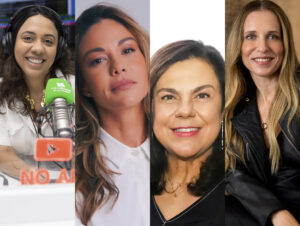 Fabiane Pereira, Kamilla Fialho, Sandra Jimenez e Cris Falcão