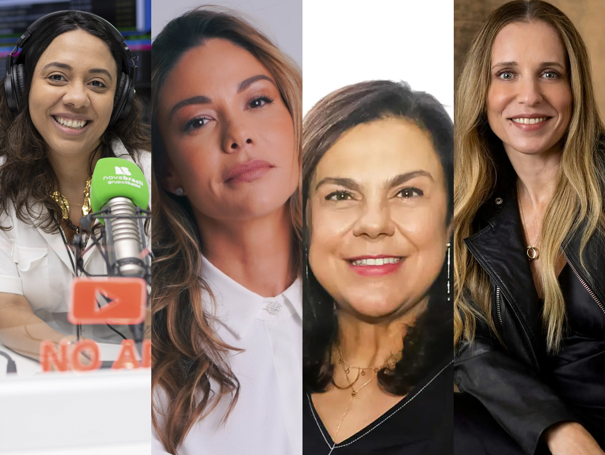 Fabiane Pereira, Kamilla Fialho, Sandra Jimenez e Cris Falcão