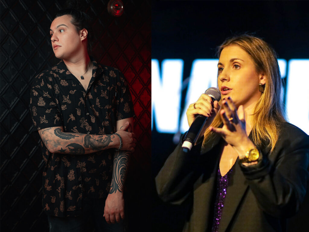 Ian Bueno, head da Symphonic Brasil, e Laura Monzonís, senior A&R manager da sueca Snafu Records