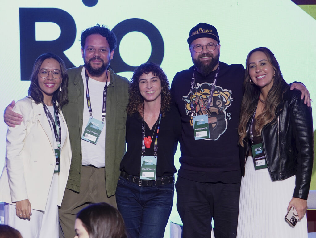 Láisa Naiane, Marcos Almeida, Rosane Svartman, César Belieny e Mila Ventura (Crédito: Igor Ventura)
