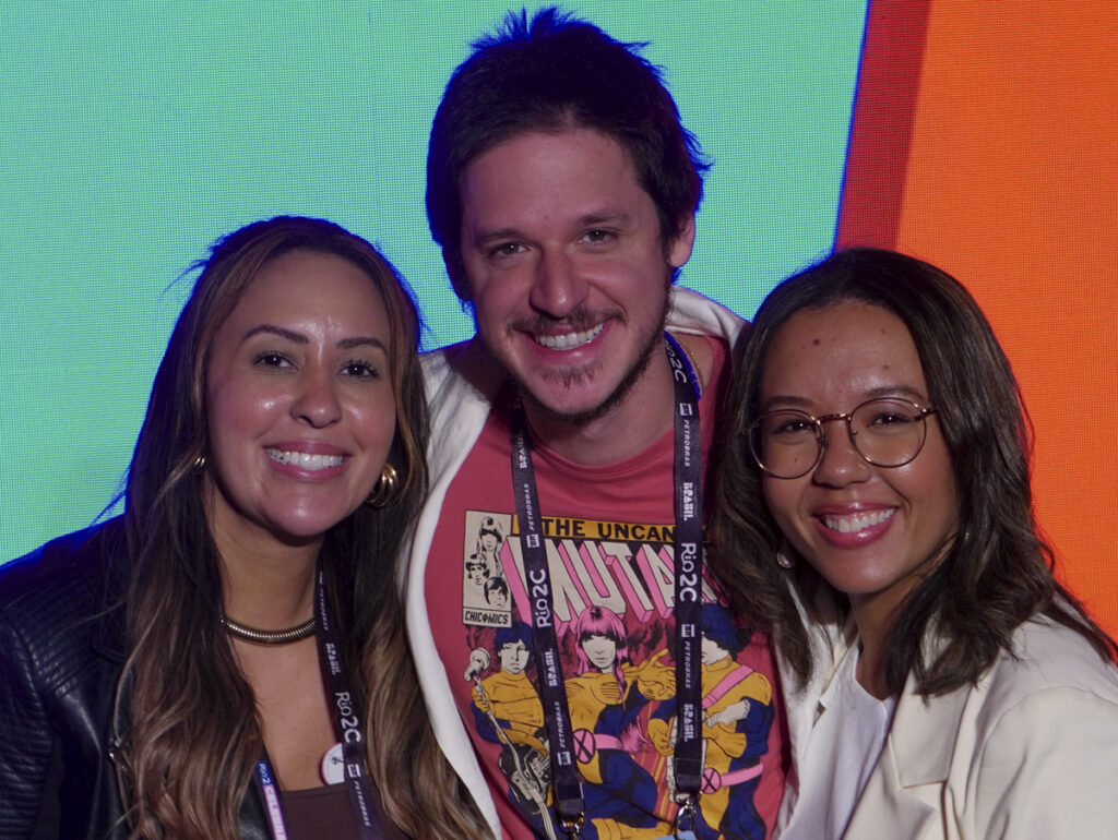 Mila Ventura, Rubel e Láisa Naiane (Crédito: Igor Ventura)