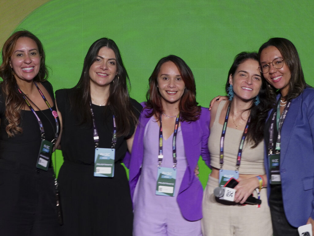 Mila Ventura, Talita Zioli, Luisa Sabino Cunha, Marina Mattoso, Láisa Naiane no Rio2C