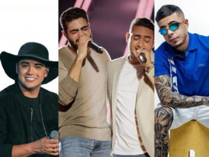 Natanzinho Lima, Henrique & Juliano e MC Tuto se destacam na exportação musical brasileira (Crédito: Divulgação)