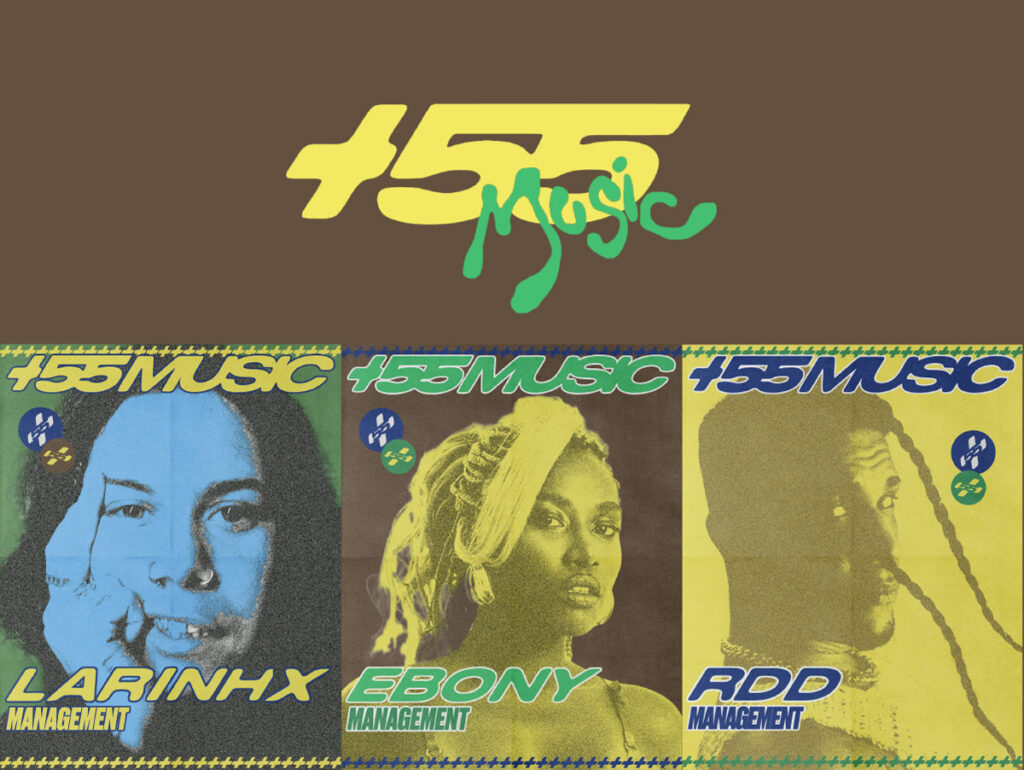 +55Music estreia no mercado com Ebony, Larinhx e RDD no casting, além de ter produzido a tour de Carnaval de Sevdaliza