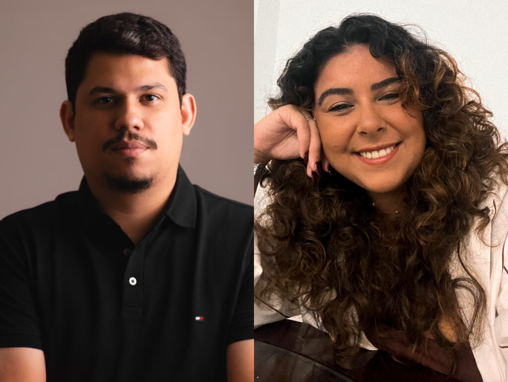 Caio Coelho, COO da Paralogy, e Deise Garcia, gerente de digital e marketing da Paralogy