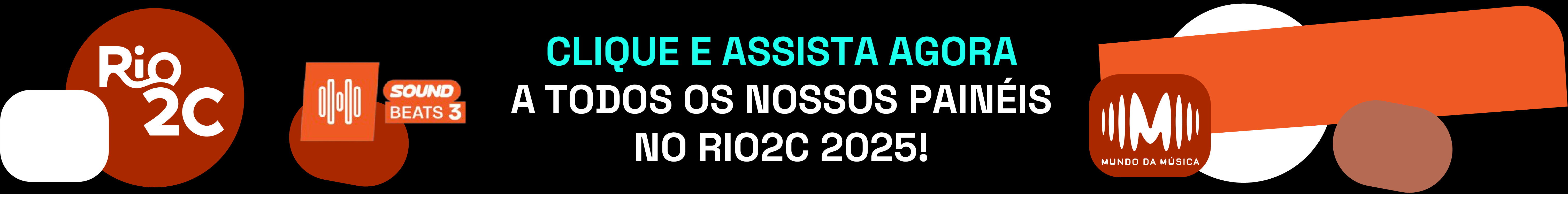 Campanha para conversão direta ao canal do YouTube do Mundo da Música aos conteúdos e painéis realizados na sala SoundBeats III by Mundo da Música no Rio2C 2025
