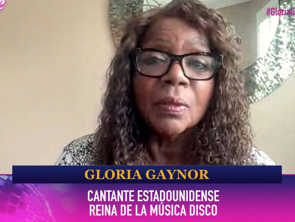 Gloria Gaynor em entrevista coletiva