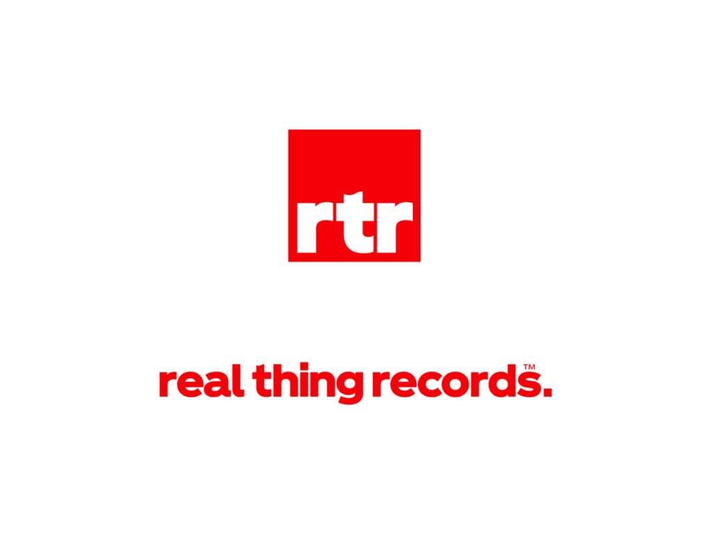 Logo da Real Thing Records, gravadora da Coca-Cola