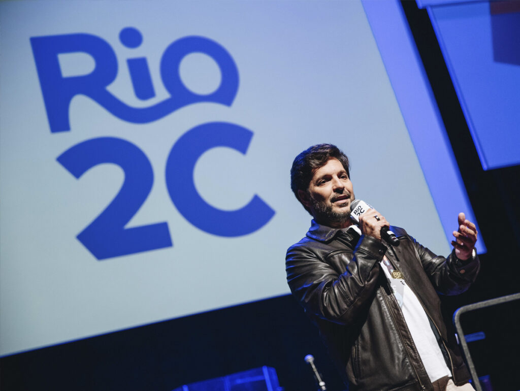 Rafael Lazarini no Rio2C (Crédito: Divulgação)