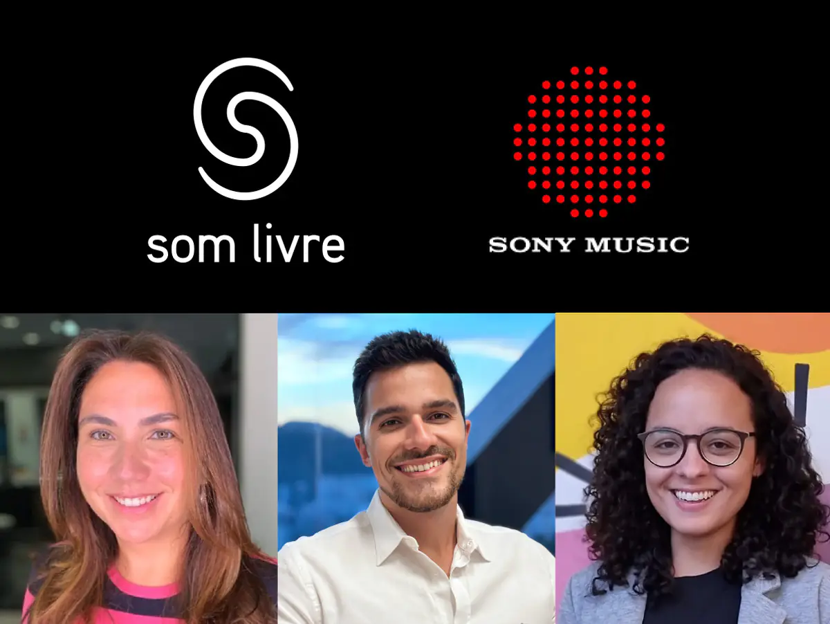 Cristina Leuzinger é a nova diretora de Marketing na Som Livre; Ricardo Bertozzi assume o comando de Marketing e Promoção e Mariana Abreu retorna à companhia na gestão executiva do A&R da Sony Music