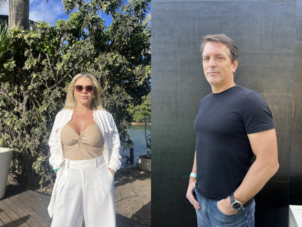 Juliana Melo, Diretora de Projetos Artísticos da Mousik, e Bruno Graça Melo, Head de Projetos Musicais e Relacionamentos Institucionais da Mousik