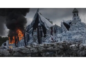 Palco principal do Tomorrowland pega fogo (Crédito: BBC)