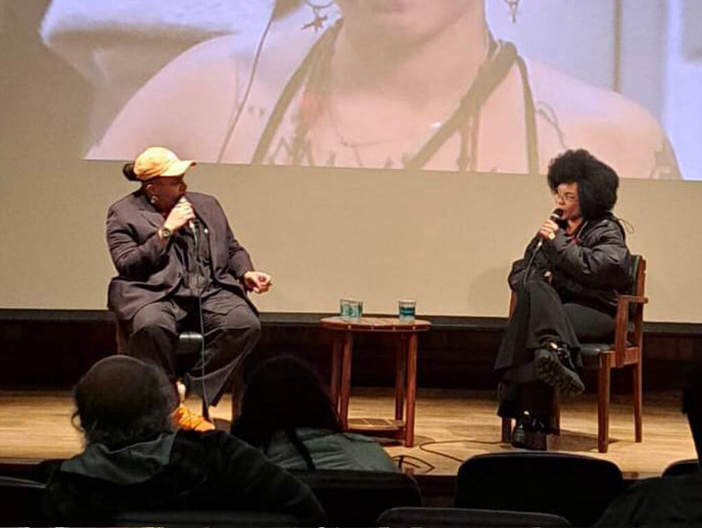 Palestra “Intelectualidades periféricas na moda – O funk e a quebrada como o centro do mundo” (Crédito: Divulgação)