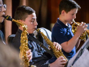 Alunos nos cursos do Conservatório Tatuí