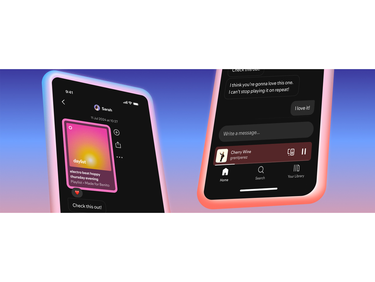 As mensagens estão de volta ao Spotify