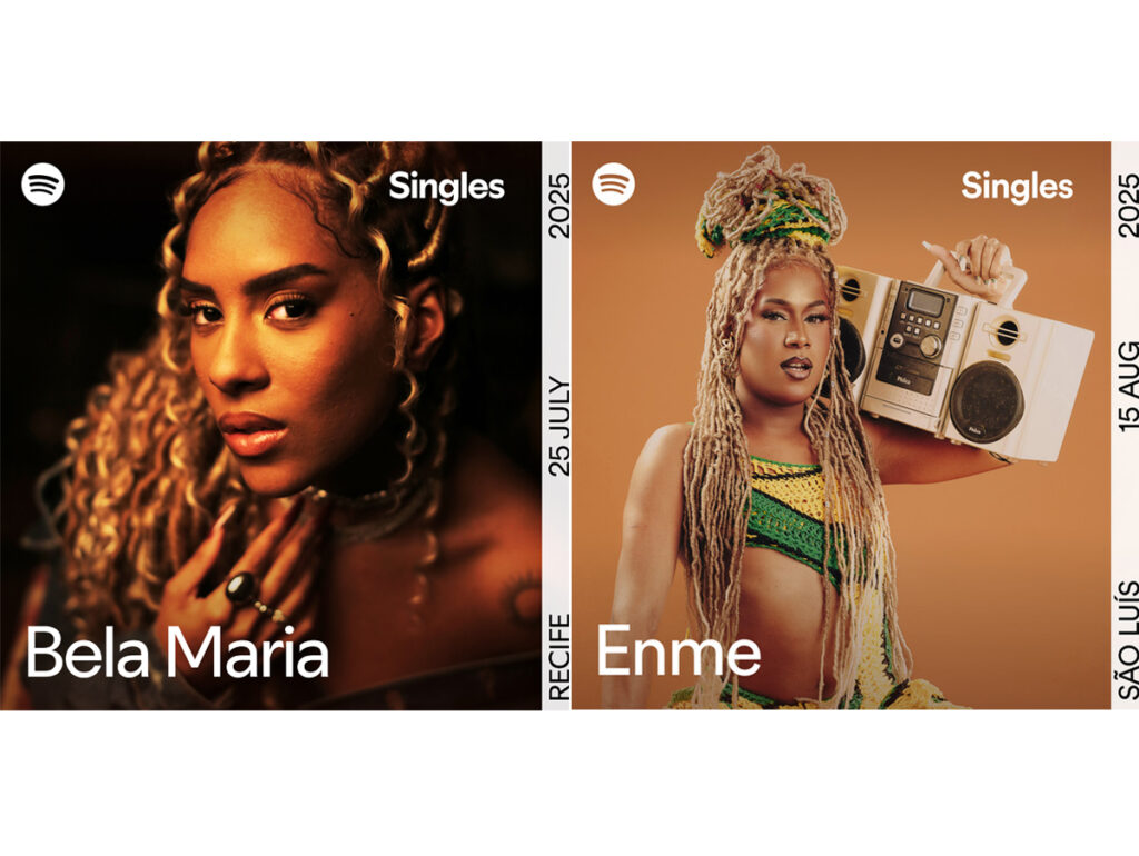 Bela Maria e Enme já tiveram seus singles lançados no projeto Spotify Amplifika