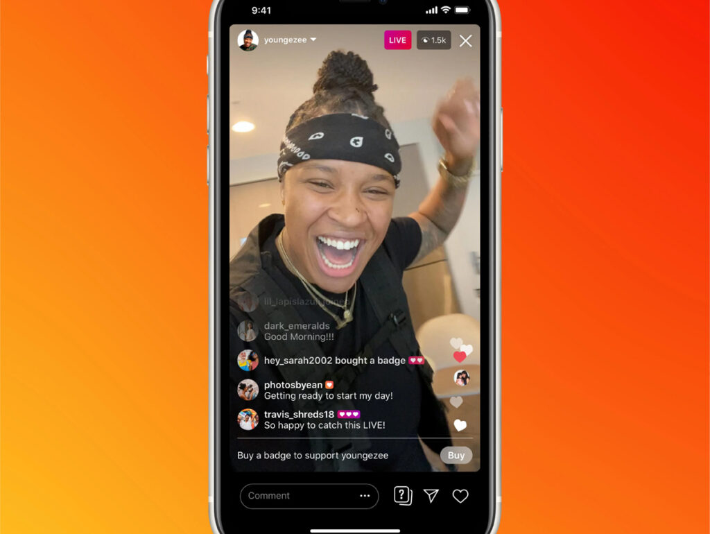 Instagram live