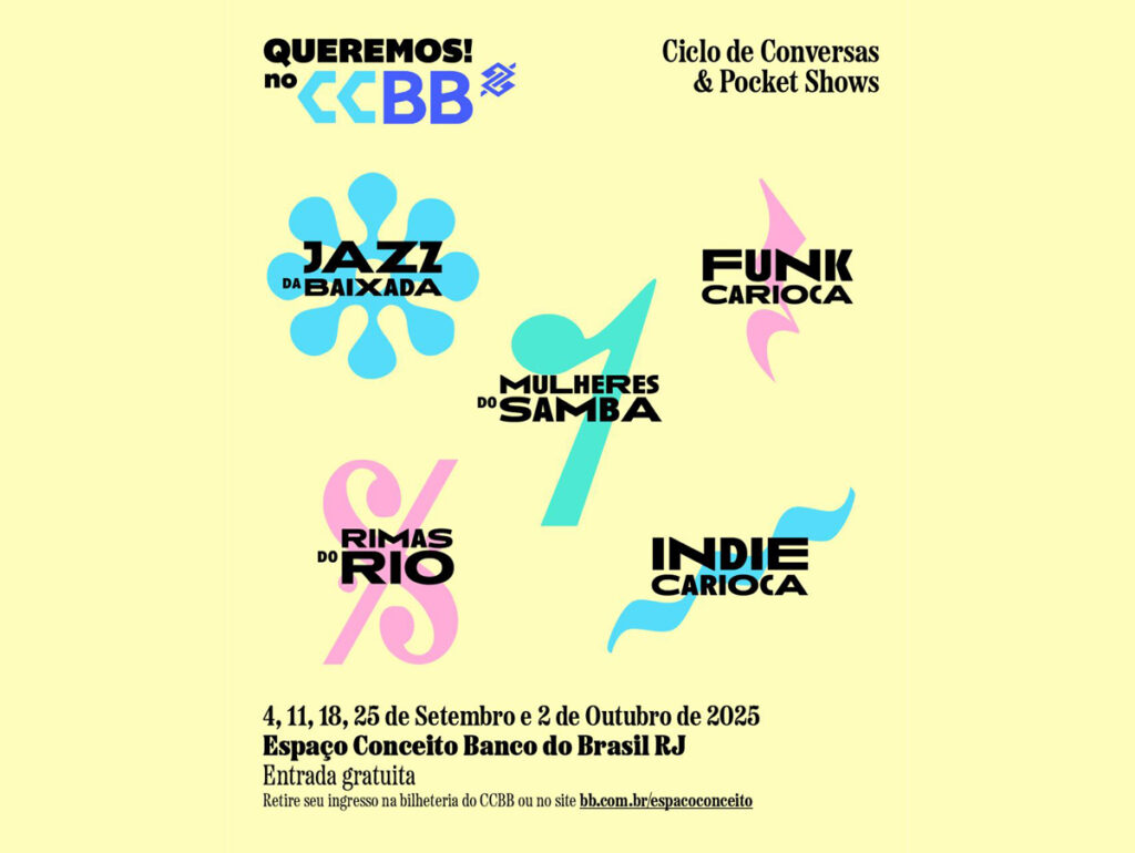 Programação do Queremos no CCBB
