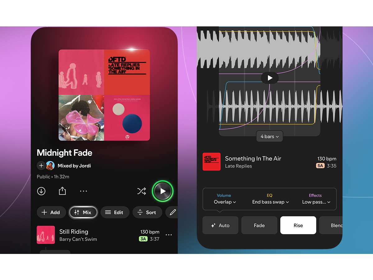 Spotify lança ferramenta de transição de músicas