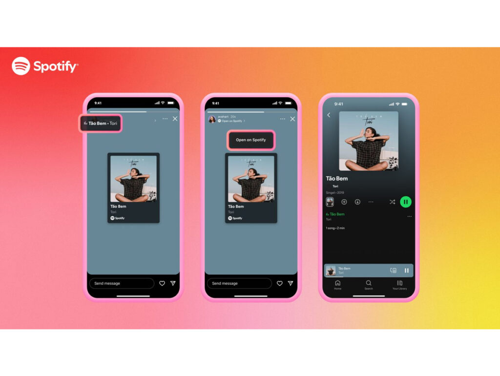 Spotify usa a artista brasileira para exemplificar como é o novo compartilhamento