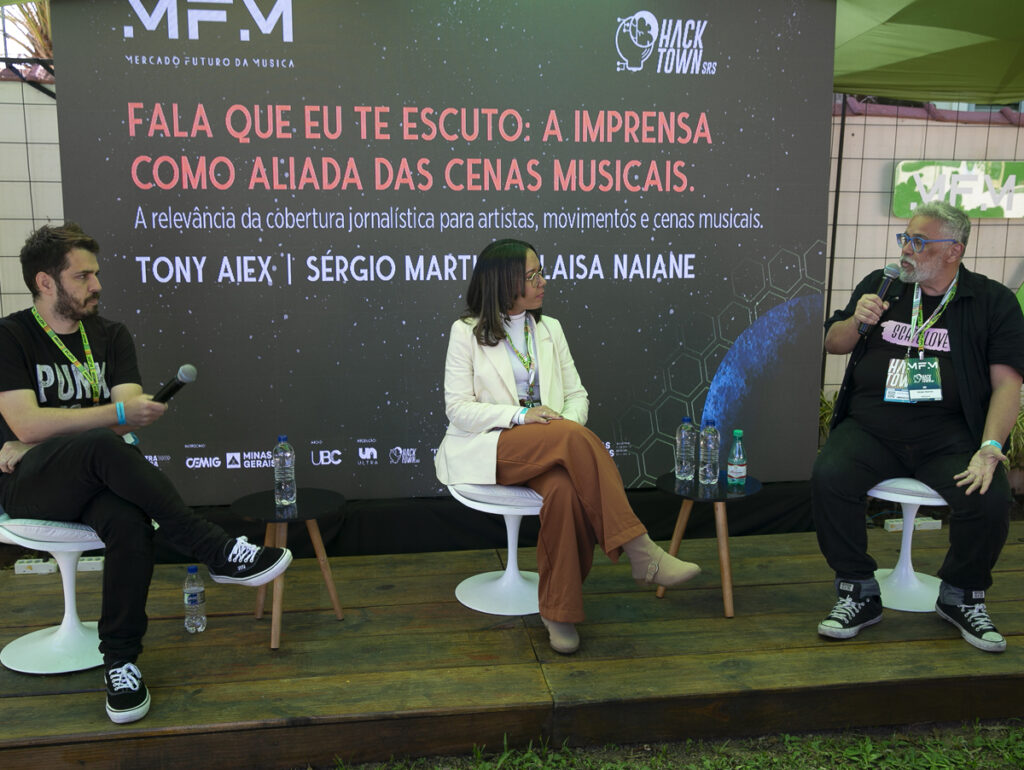 Tony Aiex, Láisa Naiane e Sérgio Martins