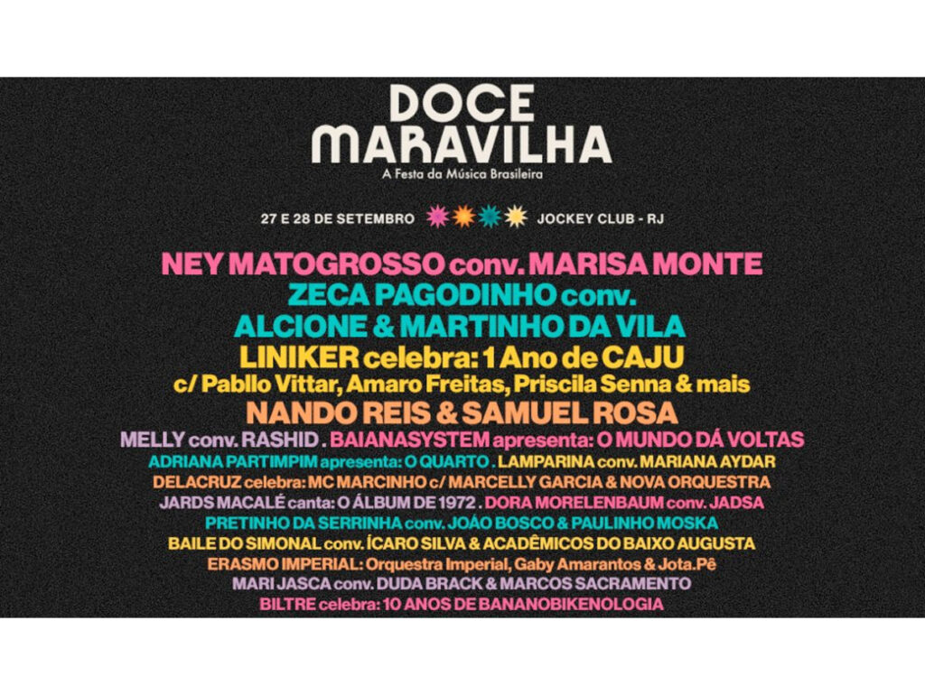 Cartaz do Doce Maravilha 2025