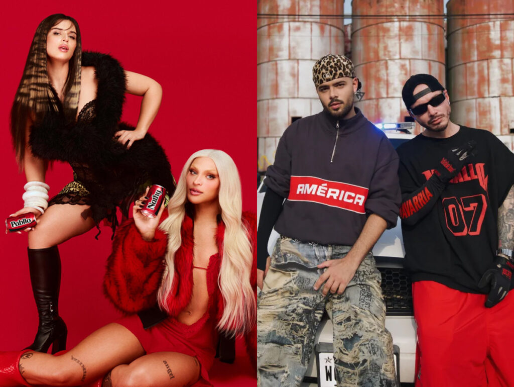 Feats recentes de Nathy Peluso e Pabllo Vittar, Pedro Sampaio e J Balvin