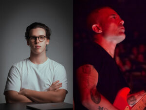 Vittorio Brun, CEO da TuneTraders, e Carlos Gayotto, músico, diretor e apresentador, é sócio co-fundador da TuneTraders, responsável pela estratégia e desenvolvimento de produtos da empresa, banco