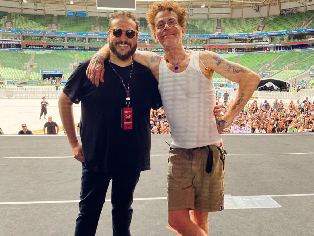 Diogo Damascena e Nando Reis