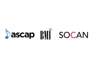 Logos Ascap, BMI, Socan - inteligência artificial