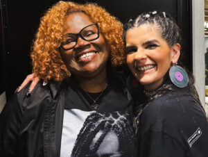 Nega Gizza e Luísa Viscardi, fundadora da JAMBOX