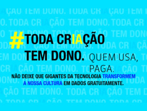 Campanha Toda criação tem dono é promovida por UBC e Pro-Música