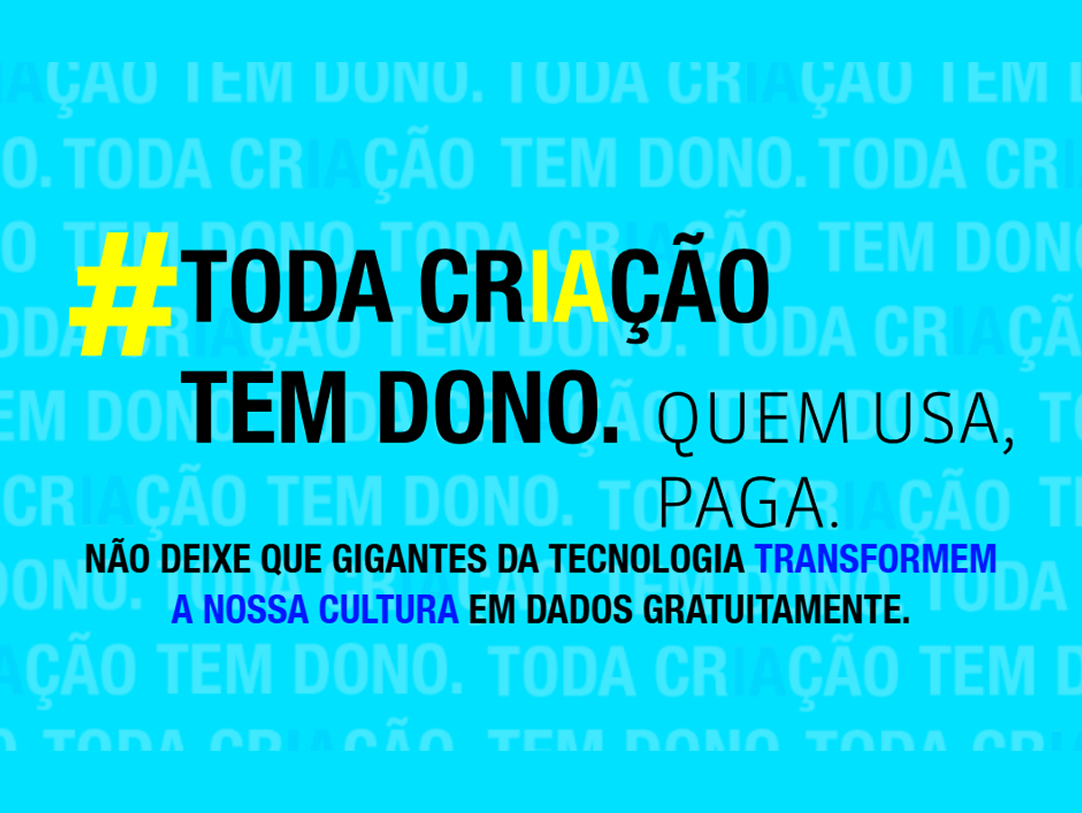 Campanha Toda criação tem dono é promovida por UBC e Pro-Música