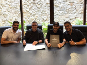 Da esquerda para direita, Henrique, Paulo Lima, Grelo e Juliano - Crédito Divulgação