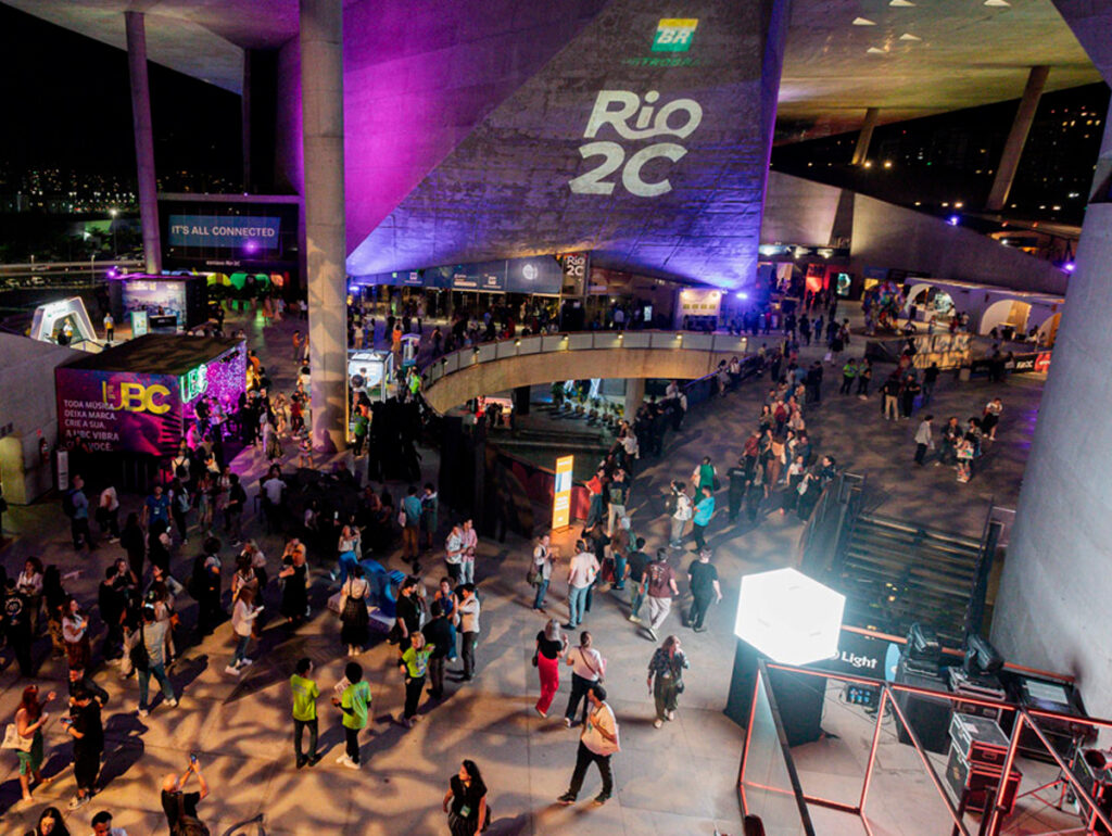 Imagem aérea do Rio2C 2025